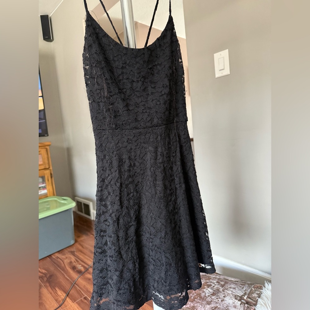 Forever 21 Black Lace Dress